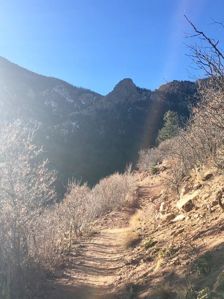 Finishing the tough Stanley Canyon climb.