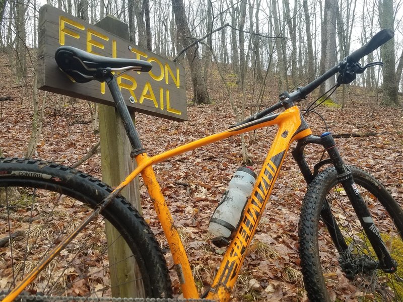 Felton Trail heading south.