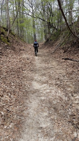 Smooth flowing doubletrack