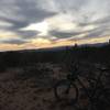 Stopped  to grab a pic of the sky during a climb at La Tierra.