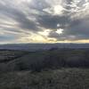 Overlooking where cowboy up and Longhorn ledge meet