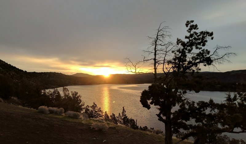 Near the trailhead at Prineville Reservoir CG