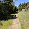 Bike packing continues along the Canyon Trail.