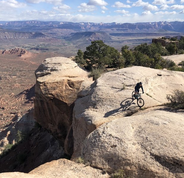 At the end of the South Rim Trail