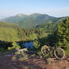 Above Desolation Lake on the Spine of the Wasatch Crest Trail