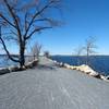 The highlight of the ride...the Colchester Causeway