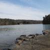 Lake view from fishing area