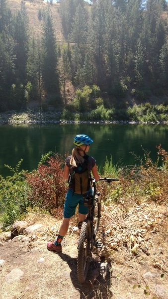 Summer ride by the river