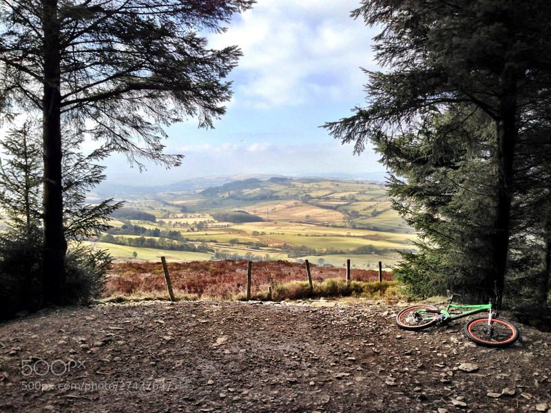 View from Llandegla: The infamous view looking out from the mountain bike trails at Llandegla Forest.