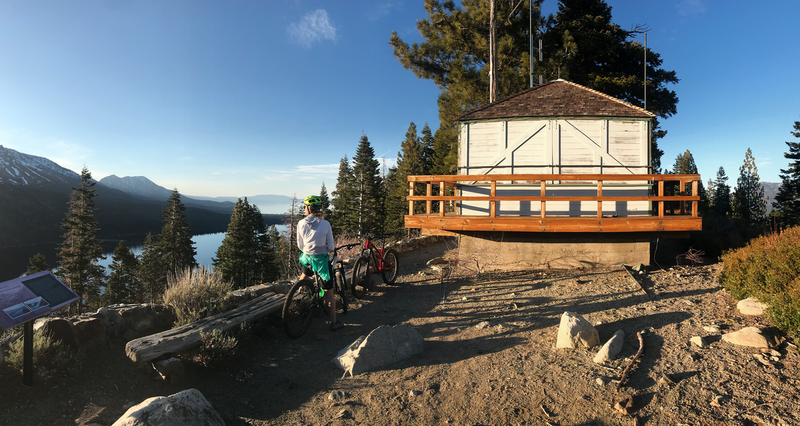 Angora Ridge Fire lookout.