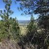 Near the upper end of the trail, there are some nice filtered views across Garden Valley.