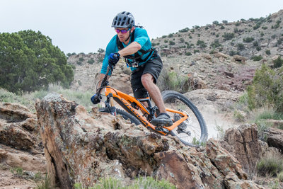 Troy Built is a seldom-ridden blast of a trail on the west end of Kokopelli