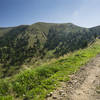 Climbing to the saddle below the Pizzo Cornagiera