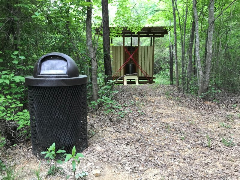 The privy at the trailhead.