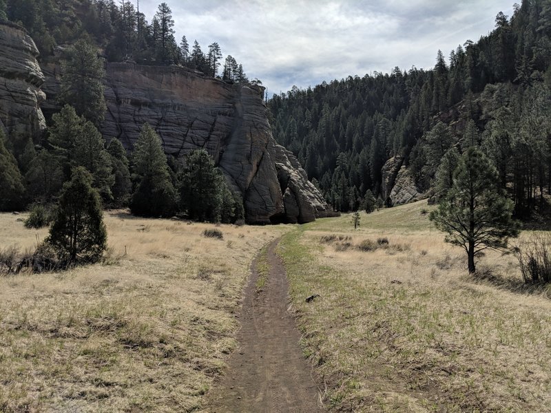 Amazing view riding to the caves in the canyon.