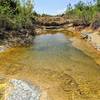 A pond in the wash.