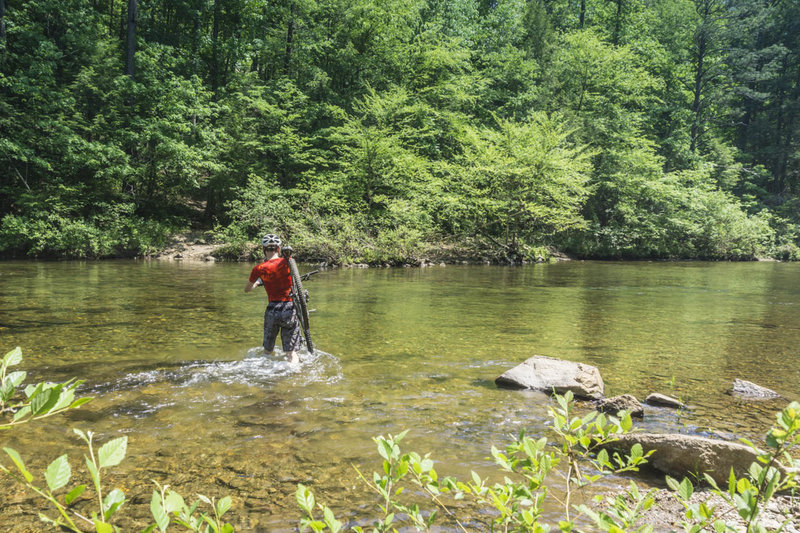 Crossing the Conasauga River