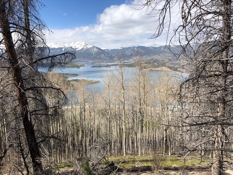 Dillon Reservoir from Chaco's TenFoot Loop