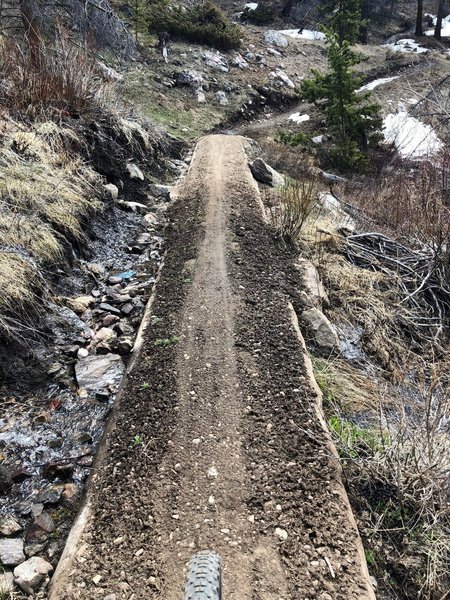 Responsibly built water crossing on Chaco's TenFoot Loop