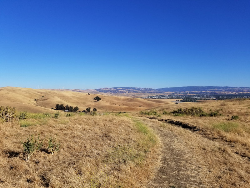 Laughlin Ranch and Livermore are quite beautiful from the West Side Loop Trail.