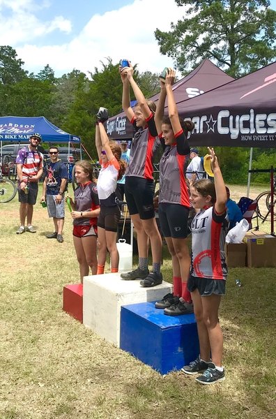 Girl Power! The Cat 3 girls kicked butt at Bluff Creek Ranch during Texas State Finals ✌️