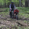 It’s never too early to start on the mountain bike trail!