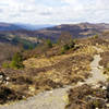 Twisty path down from the top