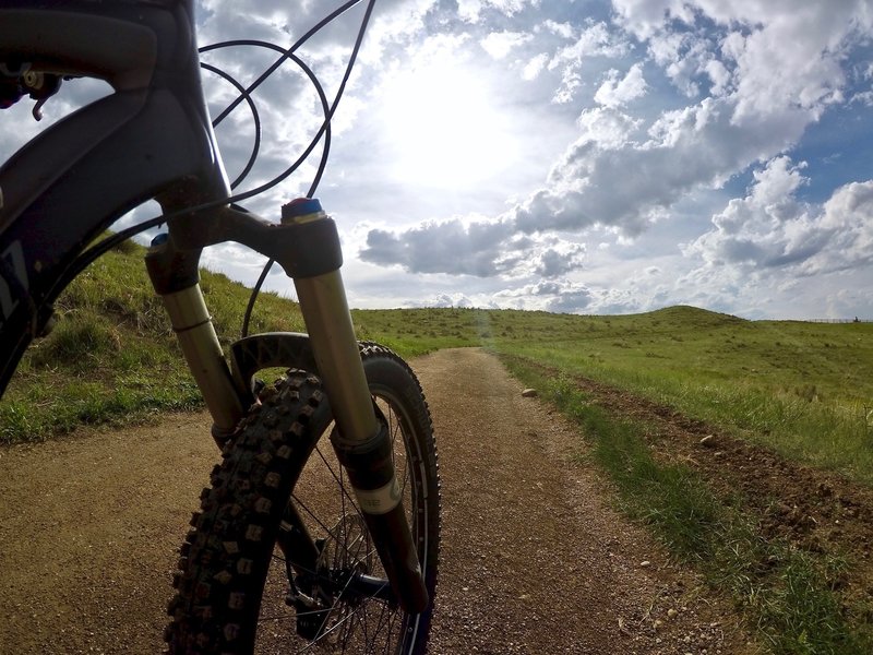 Afternoon ride, getting some climb time just after a short downpour.