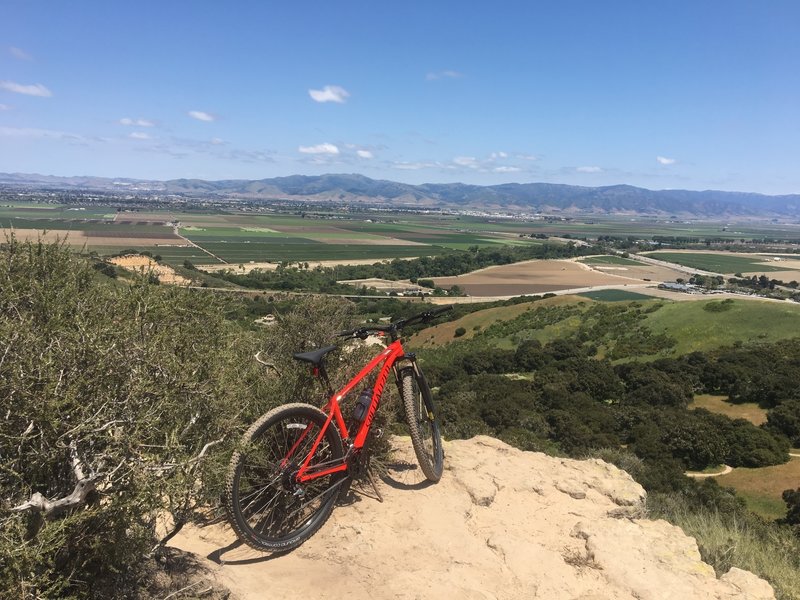 Near the confluence of Fort Ord trails Sandy Ridge Trail 34 Trail 31 and Trail 33