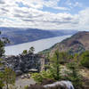 Panoramic viewpoint at top of High Route