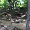 Flow trail rock gap