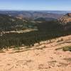 Your first view as you descend Elk Park