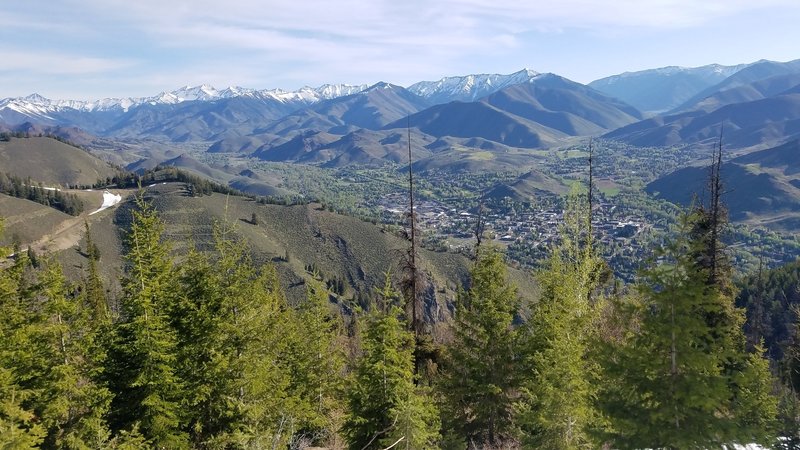 Gorgeous views of the valley from Mindbender