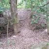 Tricky 'natural bridge' on TORC B Trail. The drop is steeper than it looks in the picture.