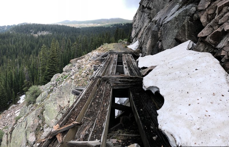 One of two trestles on Riflesight Trail