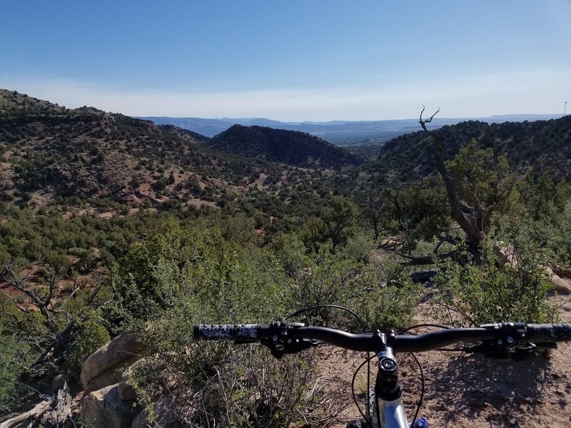 Looking towards Canon City, from high up on redemption.