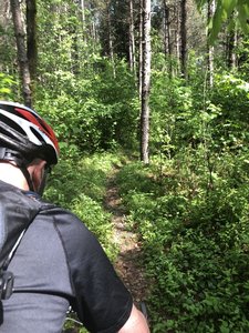 Nicolet trail headed towards route 63