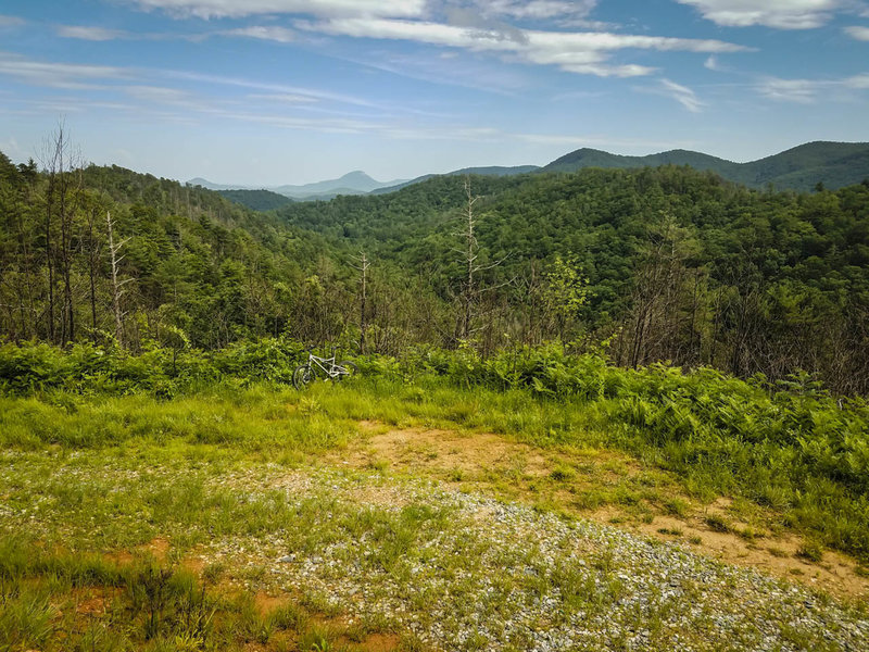 Mount Yonah from an overlook on Augustine Gap Road