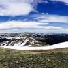 View from the summit of Ptarmigan Peak during mid-June.