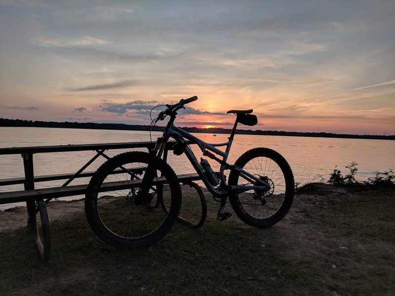 Alum Creek Lake from parking lot