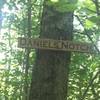 Sign at entrance to Daniels Notch trail