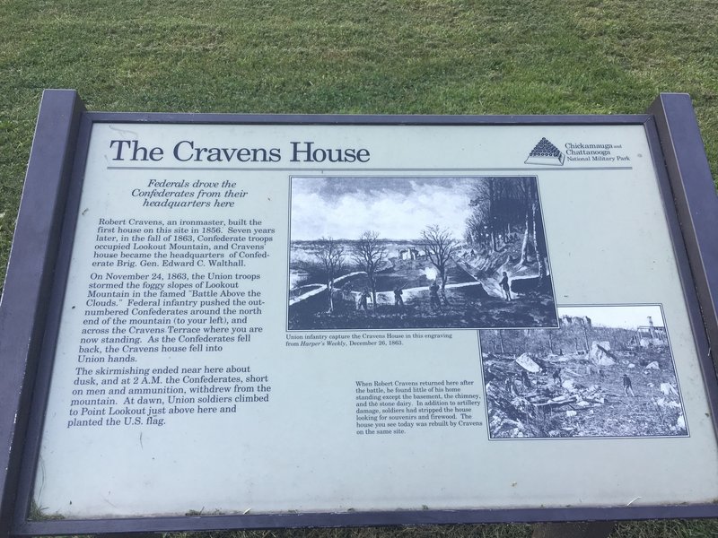 Historic Cravens House and other Civil War monuments