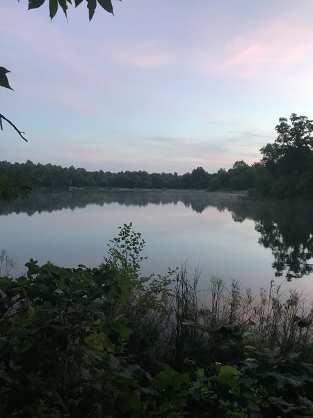 Overlooking grapevine lake