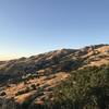 View of Mount Diablo at sunset.