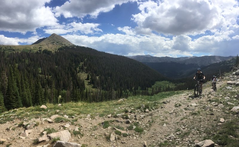 Scenic views all the way up Alpine Tunnel.