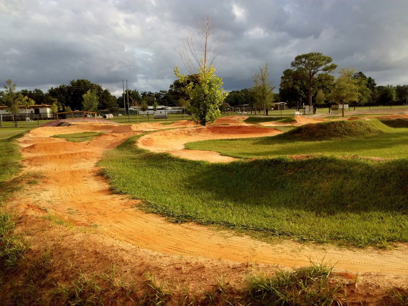 Orlando Mountain Bike Park's main Pump Track.