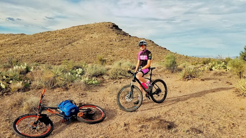 Getting ready to ride out of the valley.