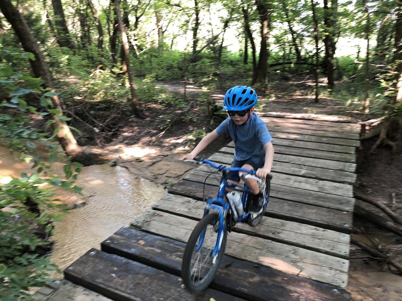 Bridge over the Spring Creek.