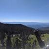 Overlooking Bigelow Lake with the Illinois Valley in the background.