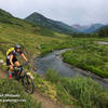 Heading back into  Crested Butte after Snodgrass, Lupine, and the Lower Loop.